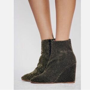 Free People + Jeffrey Campbell Instant Wedge Boot Size 8 New Women MSRP: $158